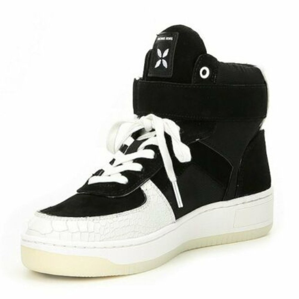 Michael Kors Jaden Snake Print High Tops Sneakers - Picture 3 of 4